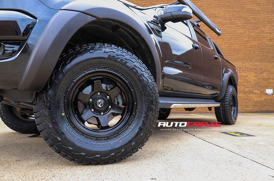 FORD RANGER SHOK MATTE BLACK